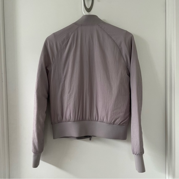 Lululemon reversible bomber jacket in lavender - Picture 7 of 14
